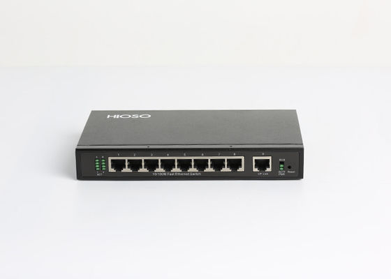 9 portów 10/100M RJ45 Przełącznik Gigabit Ethernet
