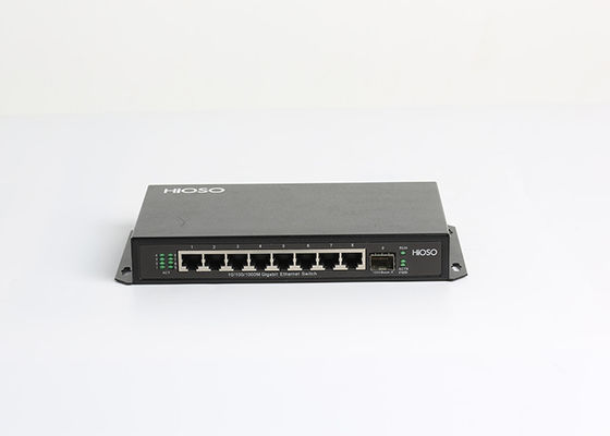 8 portów 1000M RJ45 1 przełącznik Gigabit Ethernet 1000M SFP Uplink, przełącznik portu SFP