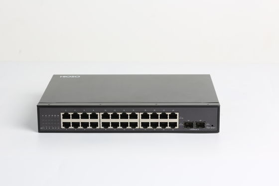 24 porty 1000M Rj45 2 porty 1000M SFP Przełącznik Gigabit Ethernet 26 portów