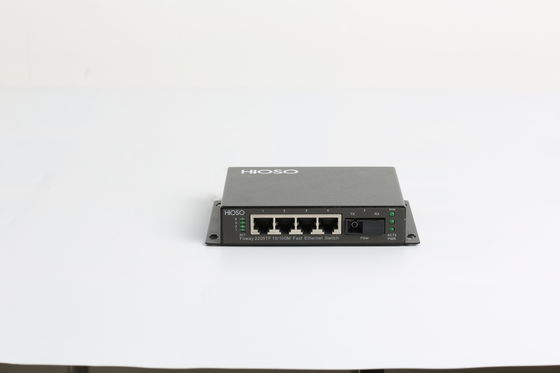 4 porty RJ45 1 100M FX Uplink Port Ethernet Przełącznik dostępu 5 portów