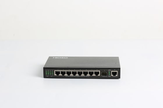 Gigabit AC110V IEEE802.3AF/AT 10-portowy przełącznik POE przemysłowy