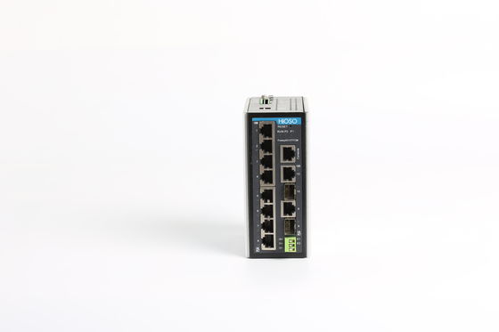 Ochrona przed odwrotnym połączeniem Przełącznik Ethernet na szynę DIN HiOSO IP30