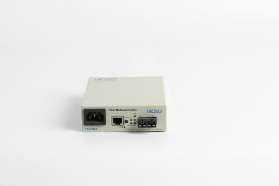 Konwerter optyczny na Ethernet HiOSO 850nm, konwerter nośników optycznych 2W