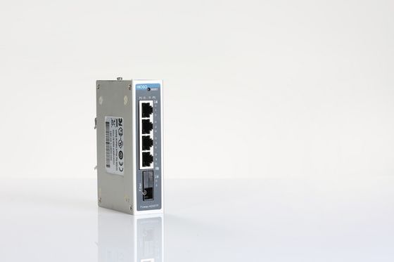 HiOSO 1310nm Przemysłowy przełącznik Ethernet do montażu na szynie DIN 5 portów