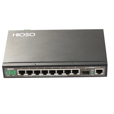 Przełącznik Ethernet Poe 8 portów z 1 portem Gigabit Combo DC48V